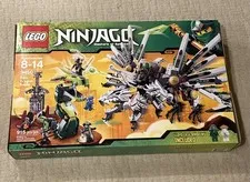 LEGO NINJAGO: Epic Dragon Battle (9450) Deconstructed but 100% Complete w/ BOX