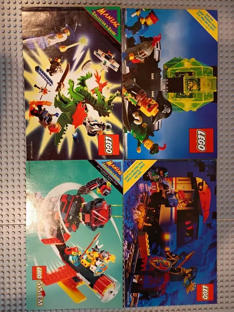 Vintage Lego Maniac collectors guide LEGO System  Catalogs Lot 1991-94