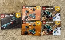 LEGO creator Series Instruction (3 in 1) Manuals (INSTRUCTIONS ONLY) Lot Of 6