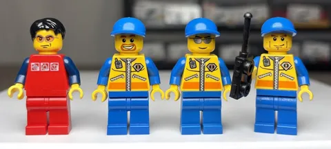 LEGO CITY: Coast Guard Patrol Boat & Tower 7739 MINFIGURES ONLY Mini Figure Navy