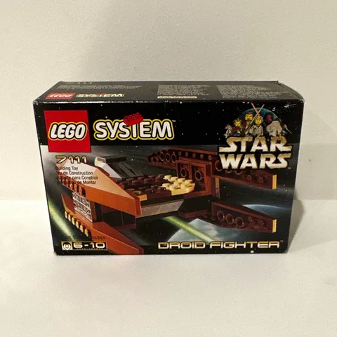 LEGO Star Wars 7111 Droid Fighter Vintage Complete Set 62 pcs 6-10 Box Droid