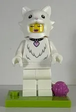 Lego Min Fig~Series 28~71051~Cat Costume with Ball of Yarn~Complete