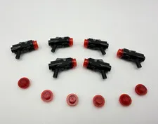 LEGO STAR WARS Part 15391/15392 - Blaster, shooter w/ DBG trigger +extra ammo, 6