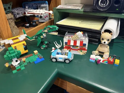 Various Lego Lot 4 Incomplete Sets 21241, 31058, &31138, 40763