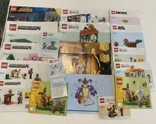 LEGO Instruction Manual Lot Mixed Minecraft Friends Fortnite Mario Creator DC