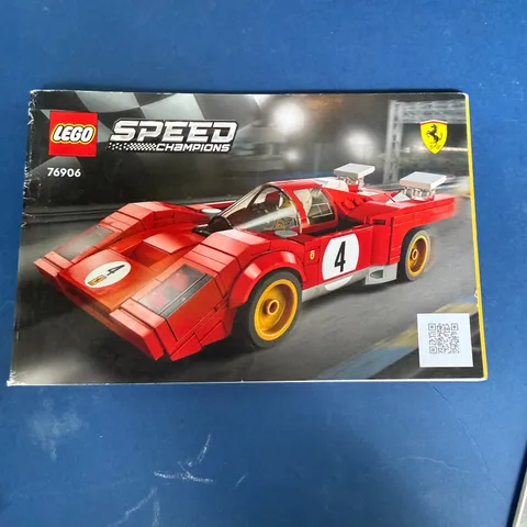Lego Speed Champions 76906 Instruction Manual