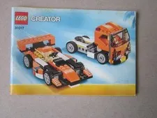 Lego Building Instructions Instruction Creator 31017 Formula Racer and Tractor