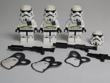 LEGO Stars Wars Sandtrooper lot of (3) Minifigures + BONUS sw0961, sw1157 L👀K!