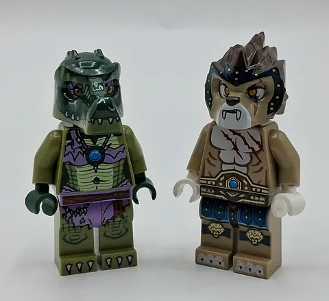 LEGO Chima Crooler & Longtooth Minifigures 70006 (loc022)