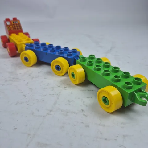 Lego Duplo Lot Cars Train Base Vehicle Toy Parts 3 Pieces Mixed Colors