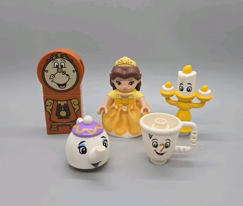 Lego Duplo Beauty & The Beast Figure Belle Chip Lumiere Mrs. Potts Cogsworth 
