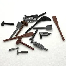LEGO Minifigure Accessories Tools, Brooms and Oars QTY 16
