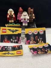 LEGO Batman Movie: Pink Power Batgirl Cave Batman Calculator King Tut Lot Of 4