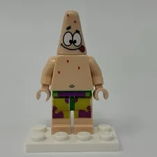 *Eye* Lego Patrick Minifigure w/ Tongue Out 3833 Krusty Krab bob022