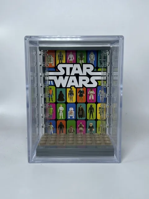 Collectible Force Pack Minifigure Display Case For Lego Star Wars Logo