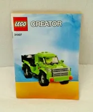 LEGO Creator Power Mech 31007  Instruction Manual Only Truck Green Tires