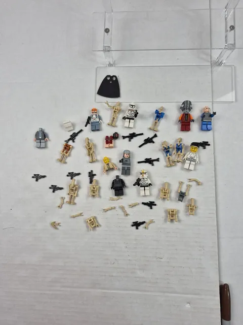 LEGO Star Wars Minifigure Lot Super Battle Droid Imperial V Wing Pilot Rebel 