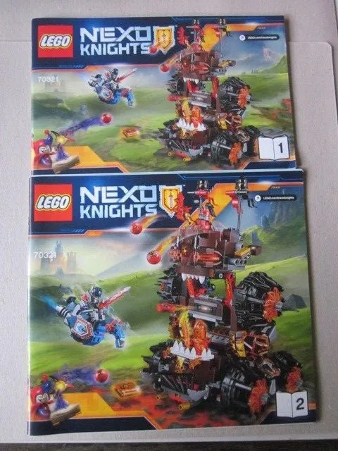 Lego Nexo Knights 70321 instructions instruction part, part 1 + 2