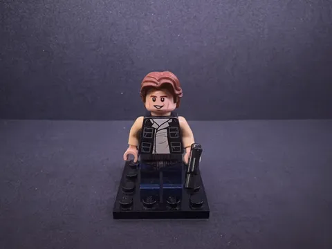 LEGO Star Wars Han Solo Black Vest Minifigure sw0771 75159 75295 75205 75290