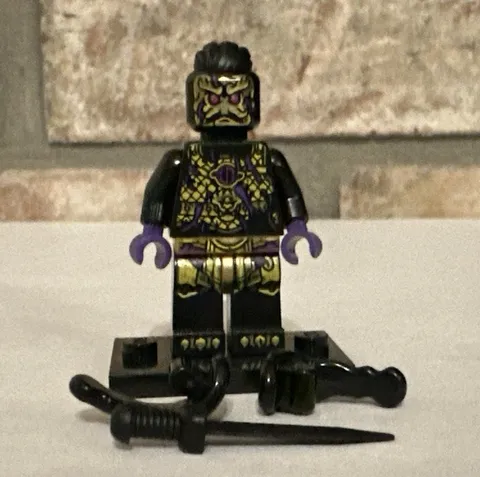 Lego Monkie Kid mk106 Ink Demon Minifigure w/ Sword & 2 Power Blasts (from 80048
