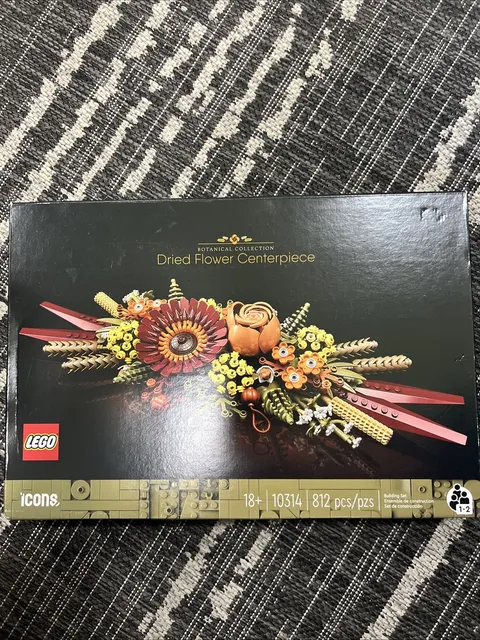 LEGO Icons Botanical Collection Dried Flower Centerpiece 10314 thanksgiving New