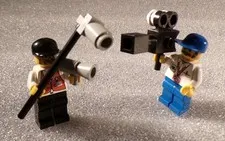NEW LEGO Director And  Cameraman Minifigures Movie Studios 1411