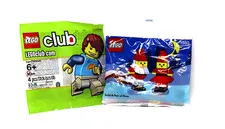 Lego Build A Pair Of Elves #1980 Chritmas and Lego Club Max - Lot of 2 - NEW