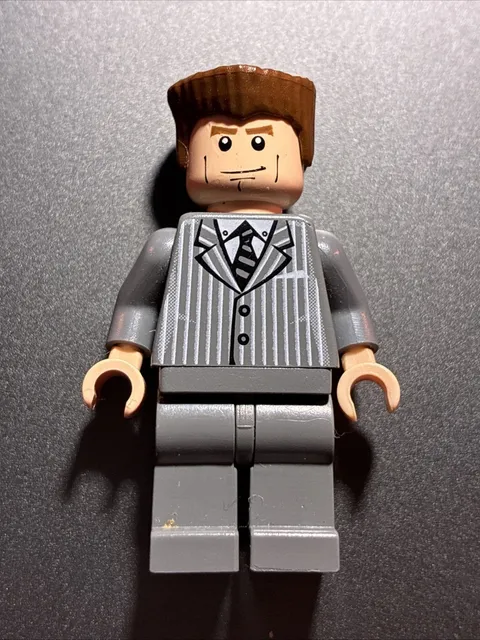 Lego Spider-Man 3 Minifigure: Harry Osborn (spd022) Gray Suit 4857 Ock's Lab
