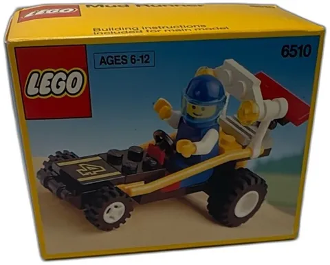LEGO 6510 Mud Runner 1991 Classic Town Set Complete Box Instructions Vintage