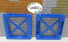 (G12/2) Lego 2 x 64448 Support Beam Grid 1x6x5 blue 21309 92176