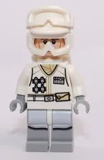 LEGO Star Wars Hoth Rebel Trooper White Uniform (Cheek Lines) Minifigure  sw0678