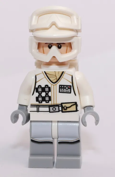 LEGO Star Wars Hoth Rebel Trooper White Uniform (Cheek Lines) Minifigure  sw0678