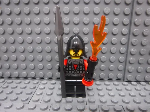 Lego Dragon Knight Scale Mail Cas525 Minifigure W/ Spear and Torch