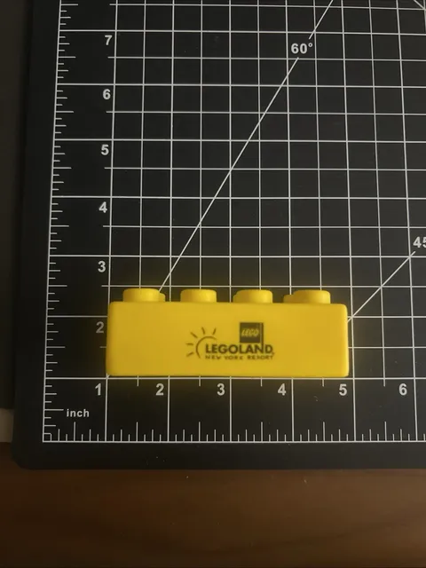 LEGO Yellow Brick Foam Toy Legoland New York Resort