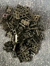 LEGO 2540 Black Plate Modified 1 x 2 with Bar Handle on Side Free Ends 86 Pieces