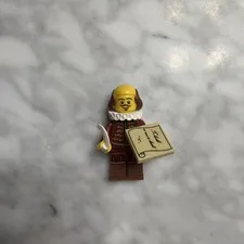 Collectible Lego Minifigure William Shakespeare 71004 The Lego Movie Series 1