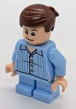Lego Harry Potter Dudley Dursley Minifigure Striped Pajamas Pig Tail HP317 76390