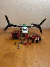 LEGO CITY 60021 CARGO HELIPLANE 100% Complete w/all correct figs MISSING 3 DECAL