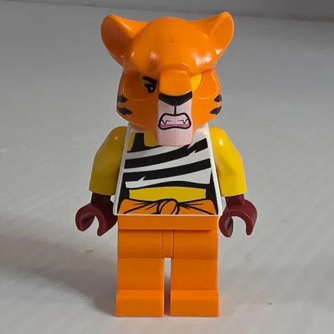 LEGO Minifigure OS Orange Excellent col14-14 Tiger Mask
