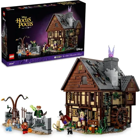 LEGO Ideas 21341 Disney Hocus Pocus Sanderson Sisters Cottage New Sealed