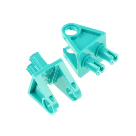 2x LEGO Technic Connector Steering Dark Turquoise Pin Steering Arm 4112292