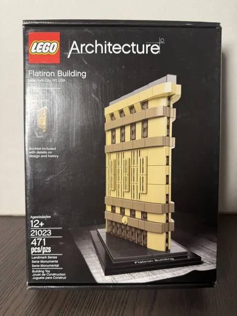 LEGO ARCHITECTURE: Flatiron Building, New York (21023) with Book