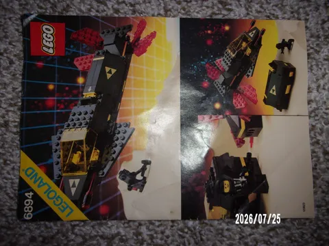 Lego 6894 Space Blacktron Invader Space Instruction Book Manual Only