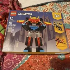 LEGO Creator 3-in-1 Super Robot (Set 31124) 159 Pieces  Ages 6+ Retired