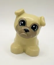 Lego Duplo Animal Dog Tan Pug