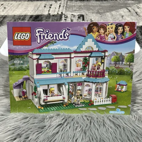 LEGO Friends Set 41314 Stephanie's House Instruction Manual Only *No bricks*