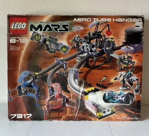 LEGO Space: Aero Tube Hanger (7317) - BOX ONLY