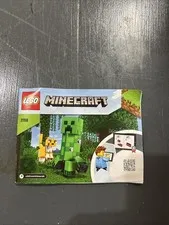 LEGO Minecraft BigFig Creeper and Ocelot 21156 Instruction Booklet ONLY