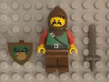 Lego Dark Forest Forestman 4 Minifigure Lot Sword & Shield 6024 6079 cas010