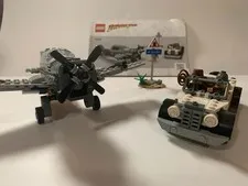 LEGO Indiana Jones: Fighter Plane Chase (77012) 100% complete w/ instructions